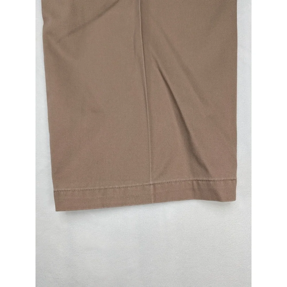 Oak Hill Mens Pleated Khaki Pants 46x34 Cotton Classic Fit‎ Casual Trousers
